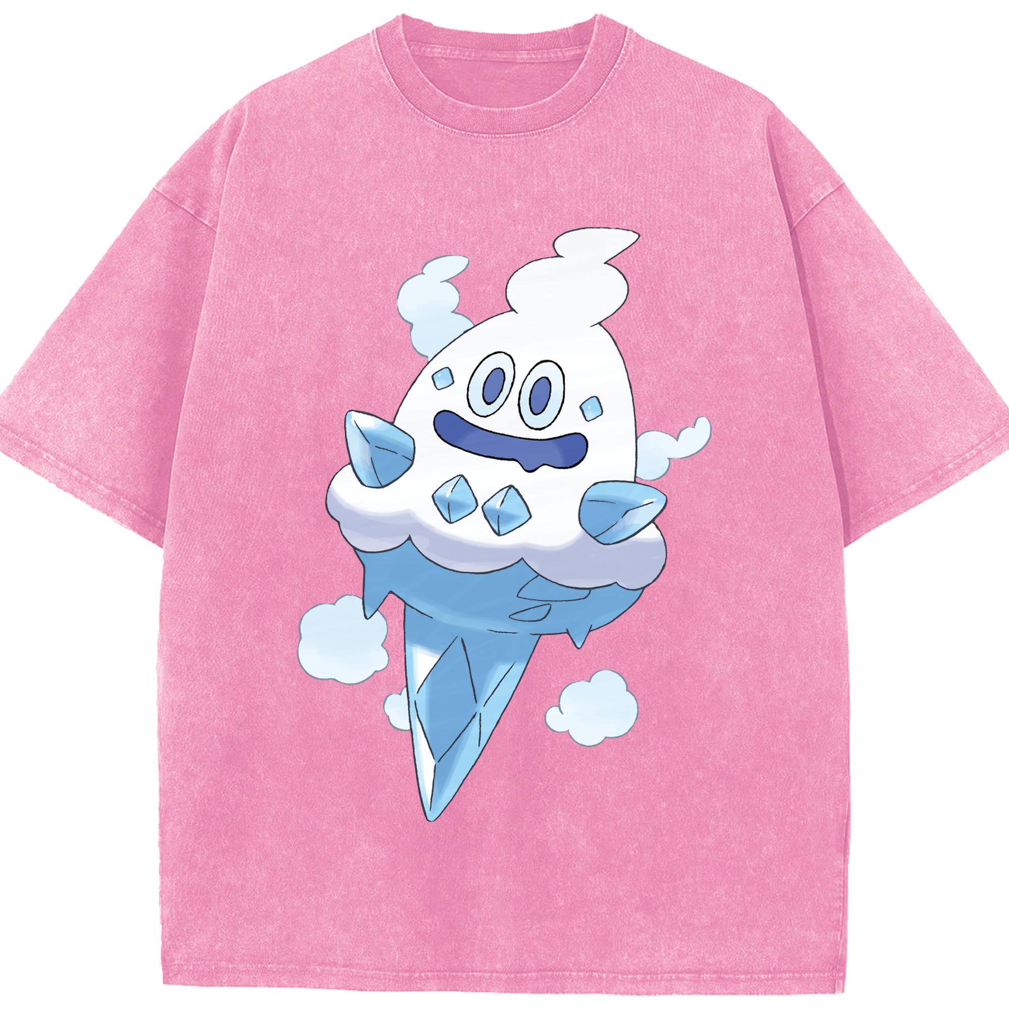 （画像用） ポケットモンスター Pokémon 綿100% ヴィンテージ風 半袖Tシャツ（フロントプリント）